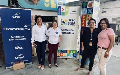 Sincovaga MG participa da entrega de Kits de Higiene peloprograma Sesc Mesa Brasil